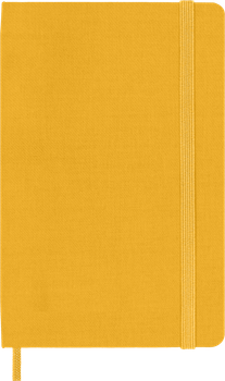 Записник Moleskine Silk 192 сторінки в лінію Жовтогарячий (8056598853063)