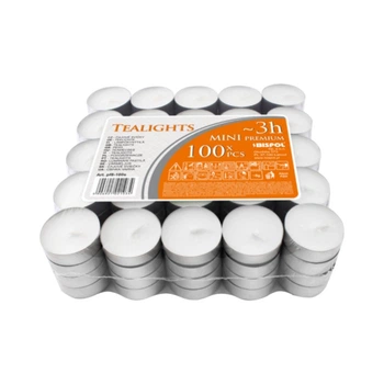 Свечи Tealights Deko premium, 100 шт