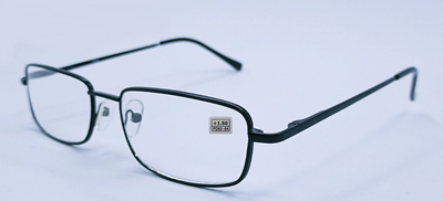 Металлические очки для зрения стекло Visconti чёрный 715 +1,5