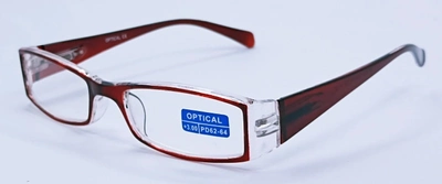 Очки для зрения женские Optical красный 905-c2 +3,0
