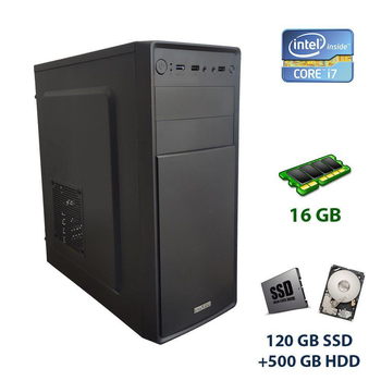 1stPlayer Case A2 Tower Intel Core i7-2600 (4 (8) ядра по 3.4 - 3.8 GHz REFURBISHED