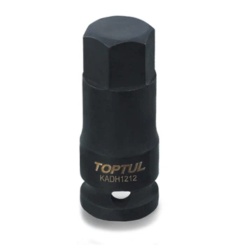 Головка ударна Toptul 1/2" HEX 19 мм (KADH1619)