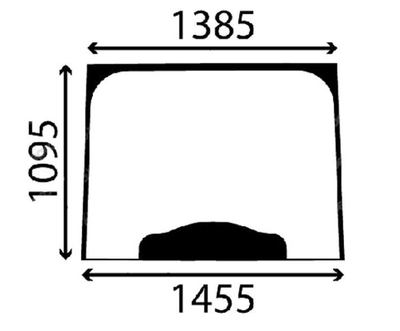 Лобове скло ADA Glass JCB 3CX (827/80139)