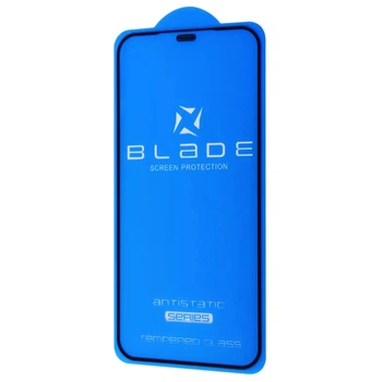Захисне скло 9H BLADE Antistatic Series Full Glue iPhone 14 Pro Max black