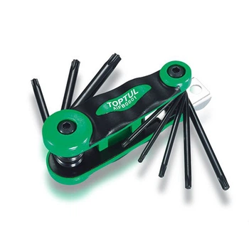 Набор шестигранников TOPTUL TORX CRV-6150 T9-T40 Звездообразный (621387)