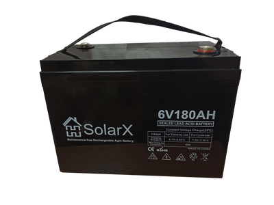 Акумуляторна батарея SolarX SXA 180- 6