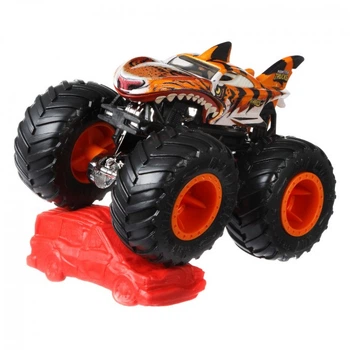 Базова машинка-позашляховик 1:64 серії "Monster Trucks" Hot Wheels (FYJ44), тигр
