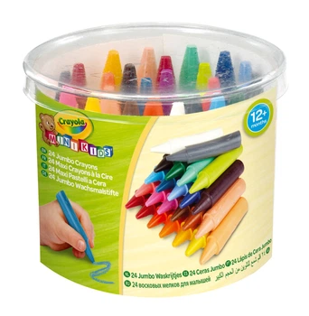 Набор больших восковых мелков для детей Mini Kids CRAYOLA, 24 шт
