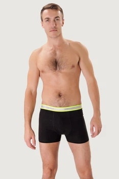 Трусы боксеры John Frank 46(S) Чёрный (Black) (75400)