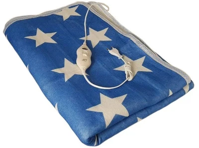 Электропростынь с терморегулятором Electric blanket 7421 электрическая простынь с подогревом 150х160 см Голубой с принтом