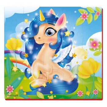 Мягкие пазлы Единорог 25 элем Vladi Toys (VT1109-07) (181088)
