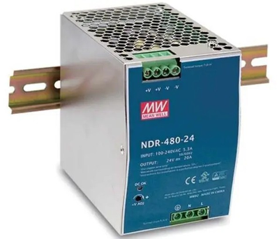 Блок питания Mean Well на DIN-рейку 480W DC24V IP20 (NDR-480-24)