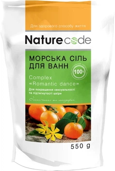 Морская соль для ванн Nature Code Romantic dance 550 г