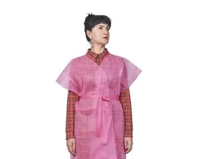 Халат кимоно без рук. с поясом L/XL Doily розовый