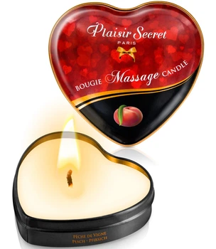 Масажна свічка Plaisirs Secrets Peach із запахом персика 35 мл