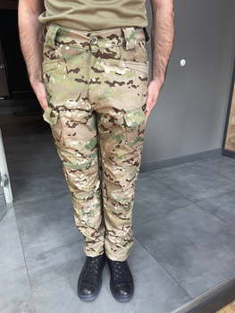 Тактичні штани Wolftrap софтшелл на флісі мультикам XL