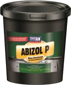 Бітумна мастика для безшовної гідроізоляції Tytan Professional Abizol ADR 3 PG III 1139 9 кг Чорний (5903518057519)