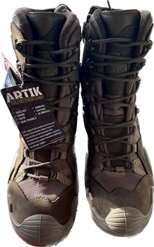 Военные тактические ботинки Vaneda Nato Хаки, Зимние до -20 берцы из натуральной кожи. 38