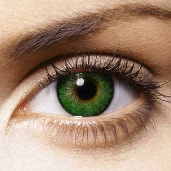 Кольорові контактні лінзи Freshlook Colorblends 2шт. без діоптрій, зелений