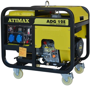 Генератор дизельный Atimax ADG-12-E 10 кВА, 1 фаза, электростартер, Турция