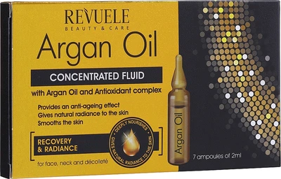 Флюид с аргановым маслом - Revuele Argan Oil Ampoules Concentrated Fluid 7x2ml (894445-83468)