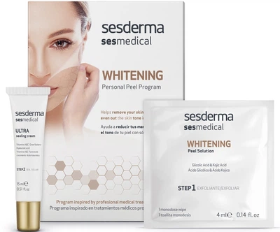 Програма персональна депігментувальна Sesderma Sesmedical Whitening Крем 15 мл + 4 серветки (8429979435385)