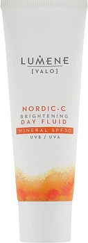 Дневной флюид придающий сияние с минеральным фильтром - Lumene Nordic-C Valo Brightening Day Fluid Mineral SPF 30 50ml (956882-48687)