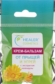 Крем-бальзам проти прищів і вугрів з екстрактом календули — Healer Cosmetics 30ml (726234-68352)