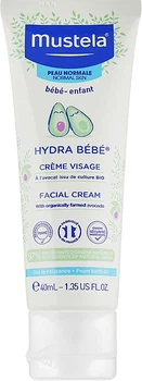 Увлажняющий крем для детской кожи - Mustela Hydra Bebe Visage 40ml (19904-72897)
