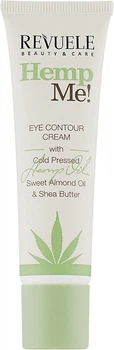 Крем для контура глаз с конопляным маслом - Revuele Hemp Me! Eye Contour Cream With Cold Pressed Hemp Oil 35ml (902623-75161)