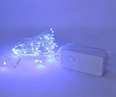Гирлянда проволочная нить RD-7107 (контроллер) Синий (100 LED 10 м) ICL44