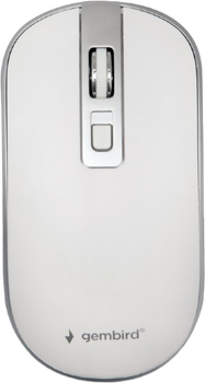 Мышь Gembird MUSW-4B-06-WS Wireless White-Silver