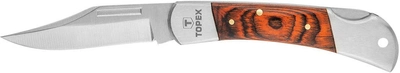 Ніж складаний TOPEX з фіксатором 75 мм (98Z017)
