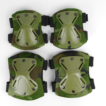 Комплект наколенники и налокотники Kiborg Camouflage