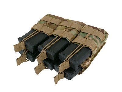 Тройной Подсумок Для 6 Магазинов M4 / M16 / Ar-15 - Multicamo
