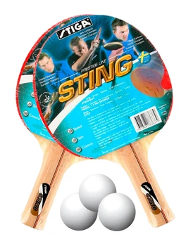 Ракетки для настольного тенниса Stiga Sting 2Set (2 ракетки, 3 мяча)
