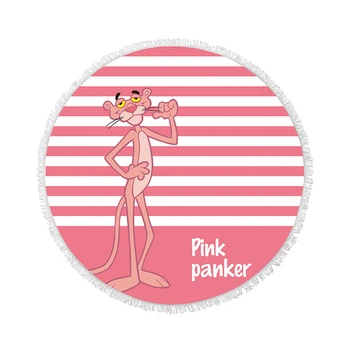 Полотенце круглое Bella Villa пляжное Ø150 см Pink Panther