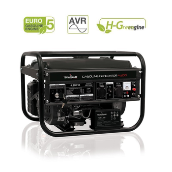 Генератор Tecnoware FGE4200E бензиновий з електричною системою запуску (FGE4200E)