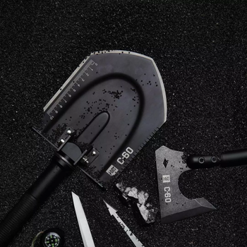 Багатофункціональна лопата з сокирою Xiaomi HuoHou Multifunctional Shovel With Ax (HU0183) [66275].