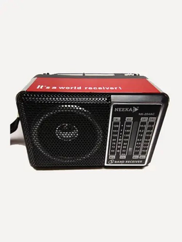 Компактный радиоприемник Neeka NK 204AC Красный