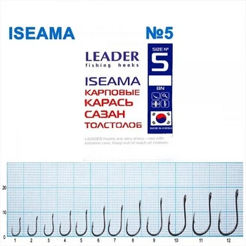 Крючок карповый Leader Iseama BN № 5