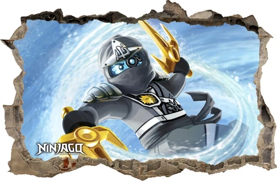 Наклейка на стену детская Oracal Lego Ninjago Лего 115 х 75 см (LG92)
