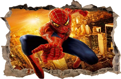 Наклейка на стену детская Oracal Spiderman Спайдермен 115 х 75 см (SM64)