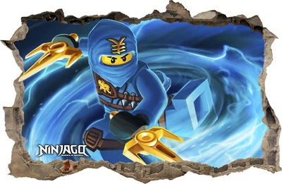 Наклейка на стену детская Oracal Lego Ninjago Лего 115 х 75 см (LG89)