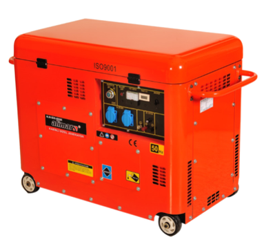 Дизельный генератор 1 фазный Alimar ALM-DS-7000ME Электрозапуск / 7 kWa