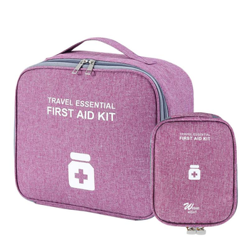 Комплект аптечок сумки органайзери для медикаментів для подорожей для дому 2 шт (473517-Prob) Бузковий