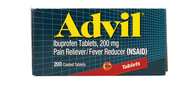Жарознижувальний та знеболюючий засіб, Advil, 200 таблеток