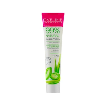 Крем для депіляції шкіри пахв та зони бікіні з алое Eveline Cosmetics 125 мл (4893416026822)