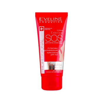 Восстанавливающая маска для потрескавшейся кожи стоп с мочевиной Eveline Cosmetics
