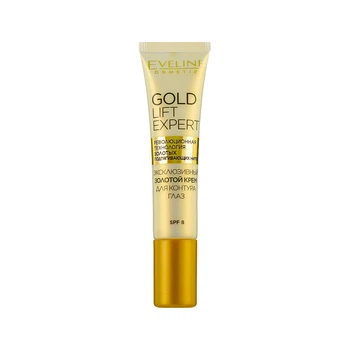 Крем для контура глаз с золотом Eveline Cosmetics